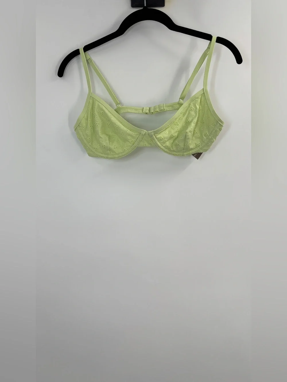 J.Crew Underwire eyelet bikini top 34C